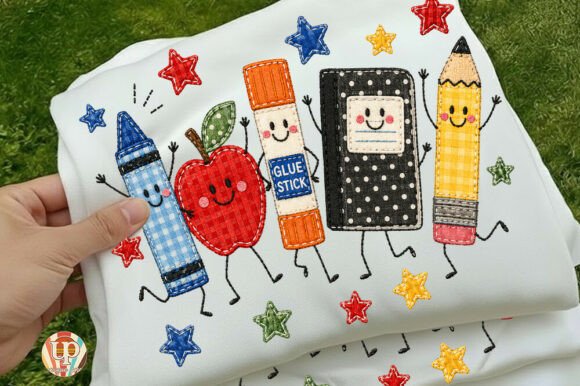 Download Back to School Apple Pencil Doodle Shirt - School Collection